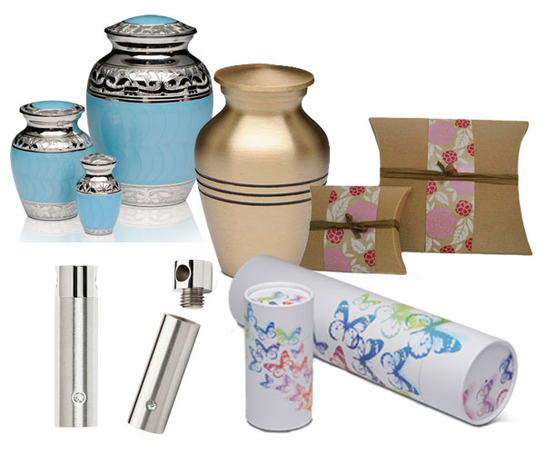 range of cremation urns
